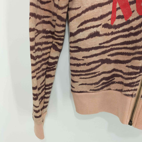 ザラ ZARA アルパカ混 レオパード柄 カーディガン レディース  CM152